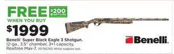 Fleet Farm Benelli Super Black Eagle 3 Shotgun offer