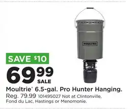Fleet Farm Moultrie 6.5-gal. Pro Hunter Hanging offer