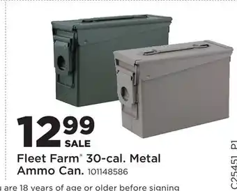 Fleet Farm Fleet Farm 30-cal. Metal Ammo Can offer