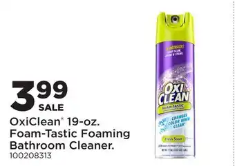 Fleet Farm OxiClean 19-oz. Foam-Tastic Foaming Bathroom Cleaner offer