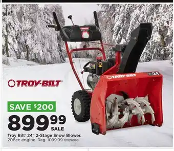 Fleet Farm Troy Bilt 24 2-Stage Snow Blower offer
