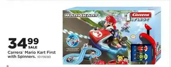 Fleet Farm Carrera Mario Kart First with Spinners offer