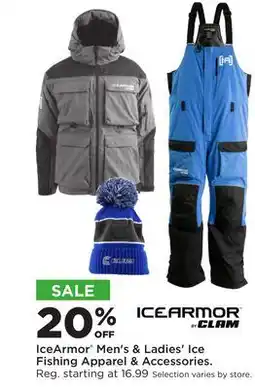 Fleet Farm IceArmor Men's & Ladies' Ice Fishing Apparel & Accessories offer