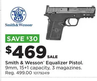 Fleet Farm Smith & Wesson Equalizer Pistol offer