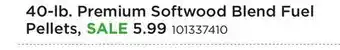 Fleet Farm SUPERIOR 40-lb. Premium Softwood Blend Fuel Pellets offer