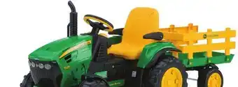 Fleet Farm Peg Perego John Deere Ground Force Ride-On with Trailer & Radio offer