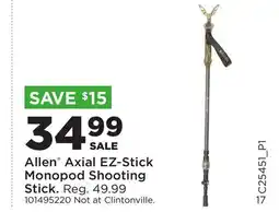 Fleet Farm Allen Axial EZ-Stick Monopod Shooting Stick offer
