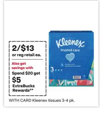 CVS Kleenex tissues offer