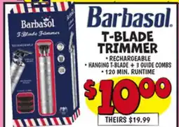 Ollie's BARBASOL T-BLADE TRIMMER offer