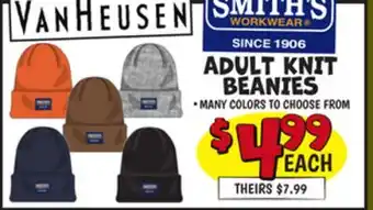 Ollie's VANHEUSEN ADULT KNIT BEANIES offer