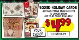 Ollie's BOXED HOLIDAY CARDS offer