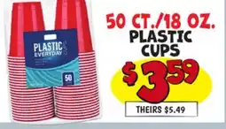 Ollie's PLASTIC CUPS offer