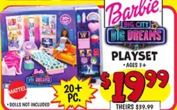 Ollie's BARBIE PLAYSET offer
