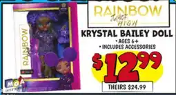 Ollie's KRYSTAL BAILEY DOLL offer