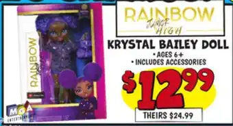 Ollie's KRYSTAL BAILEY DOLL offer