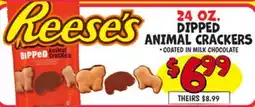 Ollie's Reeses 24 OZ. DIPPED ANIMAL CRACKERS offer
