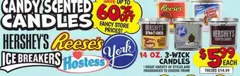 Ollie's 3-WICK CANDLES offer