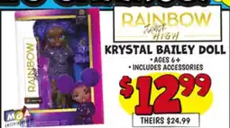 Ollie's RAINBOW KRYSTAL BAILEY DOLL offer