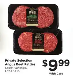 Kroger Private Selection Angus Beef Patties offer