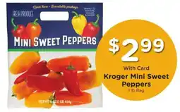 Kroger Kroger Mini Sweet peppers offer