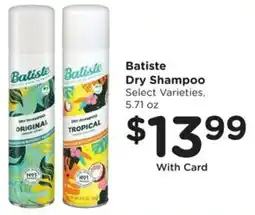 Kroger Batiste Dry Shampoo offer