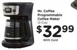 Kroger Mr. Coffee Programmable Coffee Maker offer