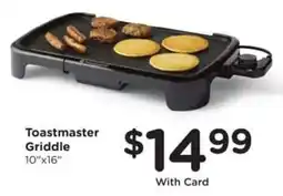 Kroger Toastmaster Griddle offer