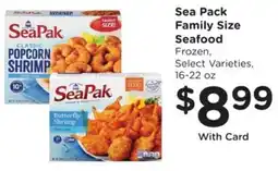Kroger Sea Pack Family Size Seafood offer