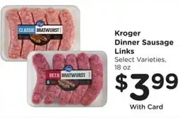 Kroger Kroger Dinner Sausage Links offer