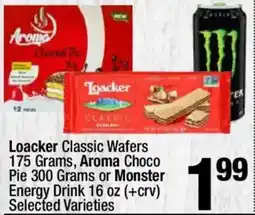 Super King Markets Loacker Classic Wafers and Aroma Choco Pie offer