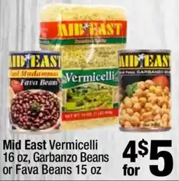 Super King Markets Mid East Vermicelli and Garbanzo Beans or Fava Beans offer