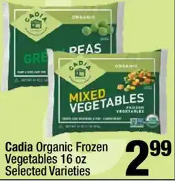 Super King Markets Cadia Organic Frozen Vegetables offer