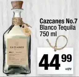Super King Markets Cazcanes No.7 Blanco Tequila offer