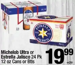 Super King Markets Michelob Ultra or Estrella Jalisco offer