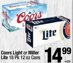 Super King Markets Coors Light or Miller offer