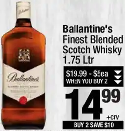 Super King Markets Ballantine's Finest Blended Scotch Whisky offer