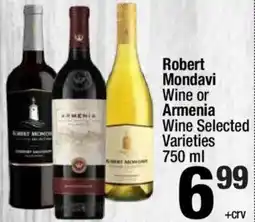 Super King Markets Robert Mondavi Wine or Armenia Wine offer