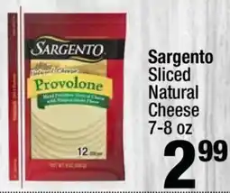 Super King Markets Sargento Sliced Natural Cheese offer