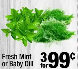Super King Markets Fresh Mint or Baby Dill offer