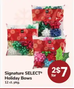 ACME Signature SELECT Holiday Bows offer