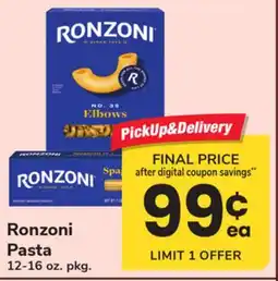 ACME Ronzoni Pasta offer