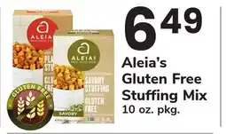 ACME Aleia's Gluten Free Stuffing Mix offer