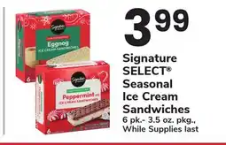 ACME Signature SELECT Seasonal Ice Cream Sandwiches offer