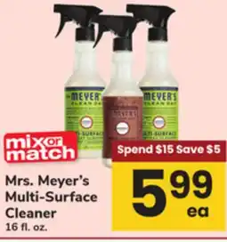 ACME Mrs. Meyer's Multi-Surface Cleaner offer