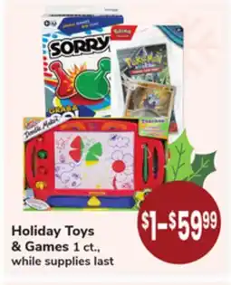 ACME Holiday Toys & Games offer