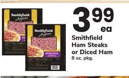 ACME Smithfield Ham Steaks or Diced Ham offer