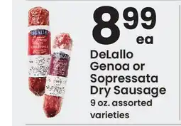 ACME DeLallo Genoa or Sopressata Dry Sausage offer