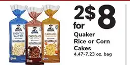 ACME Quaker Rice or Corn Cakes offer