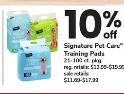 ACME Signature Pet Care Training Pads offer