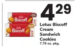 ACME Lotus Biscoff Cream Sandwich Cookies offer